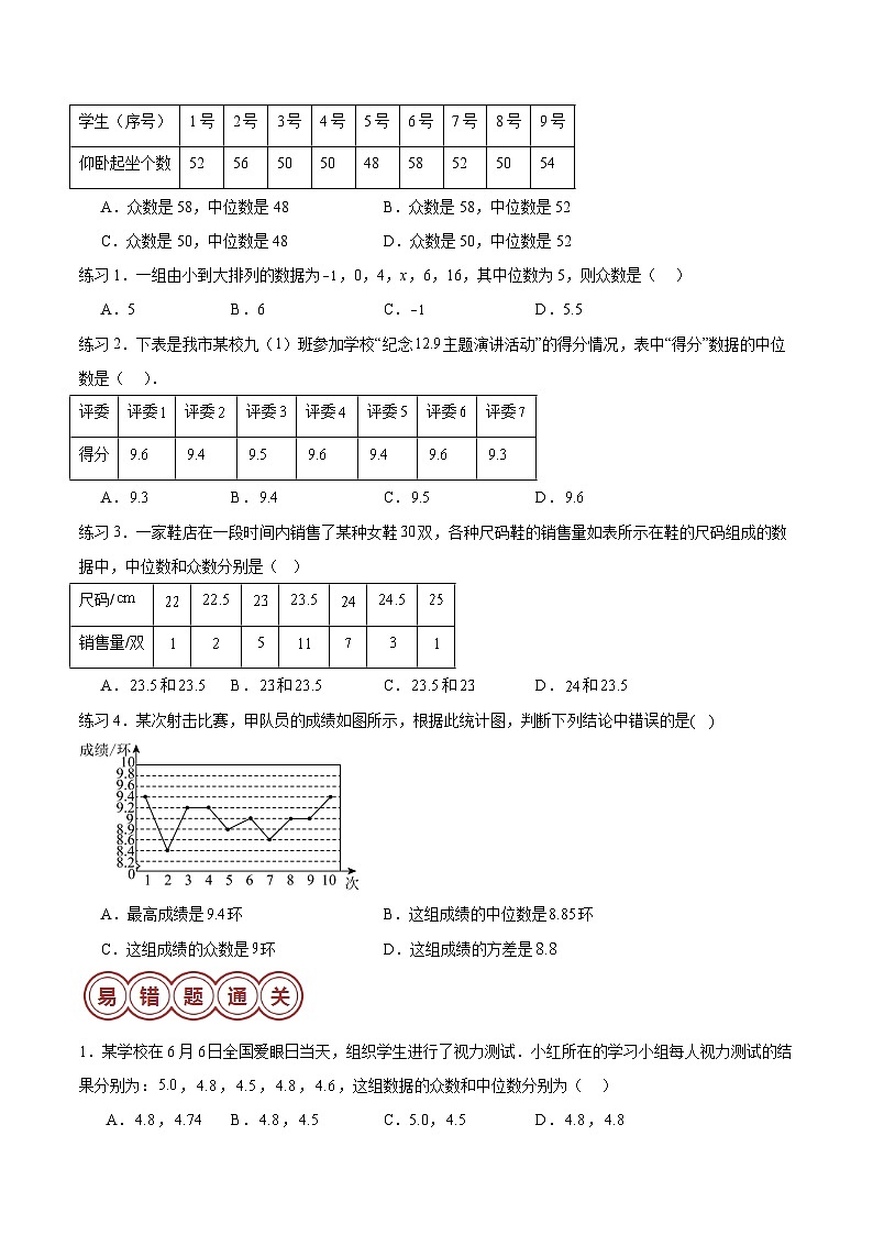 2024年中考数学易错08统计与概率（七大易错分析+举一反三+易错题通关）（原卷版）第2页