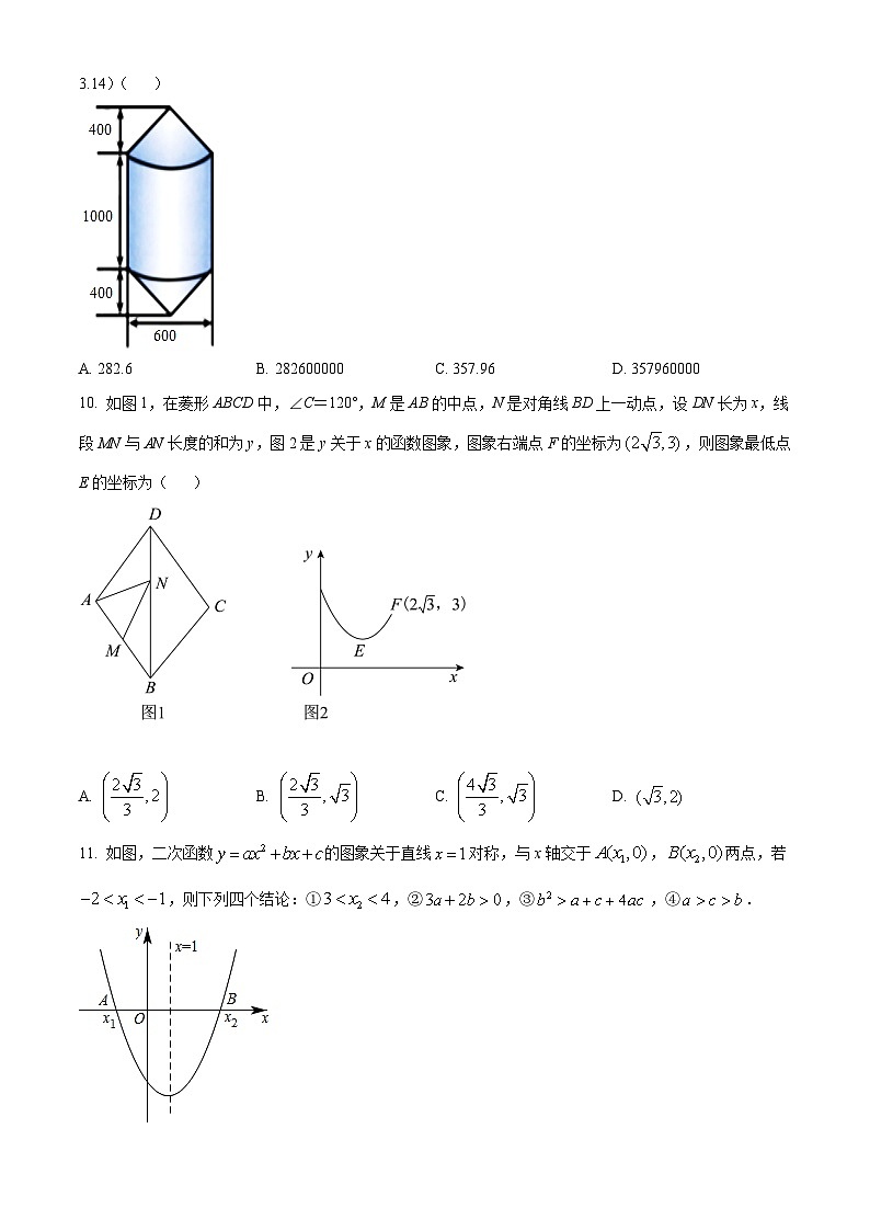 [数学]2022年四川省绵阳市中考真题数学真题(原题版+解析版)03