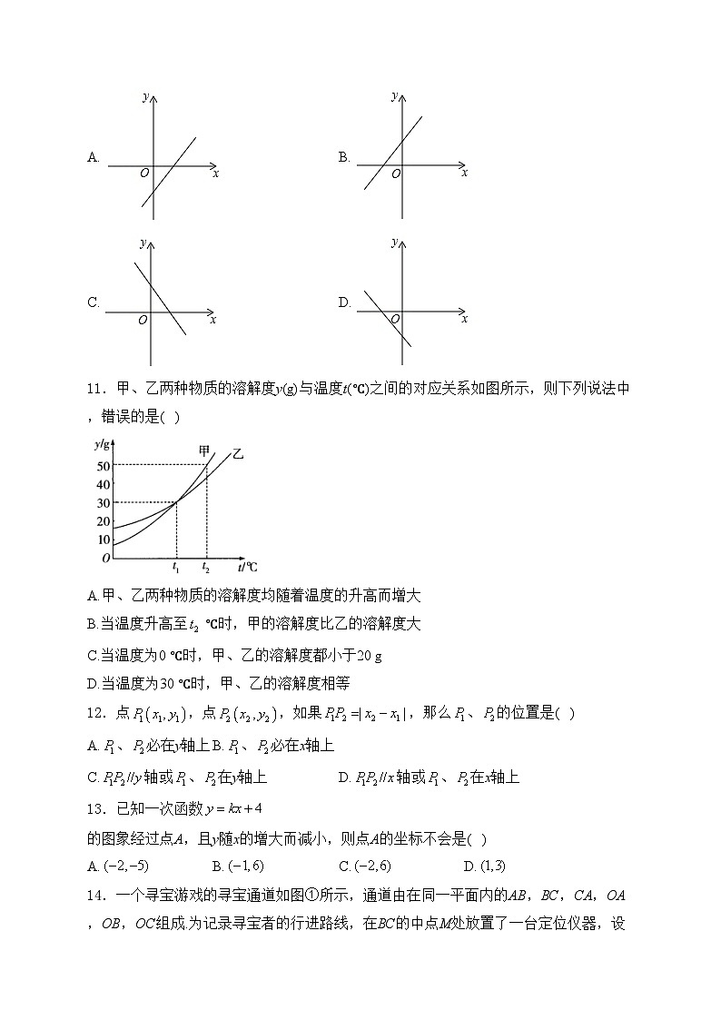 河北省张家口市宣化区2023-2024学年八年级下学期期中考试数学试卷(含答案)第3页