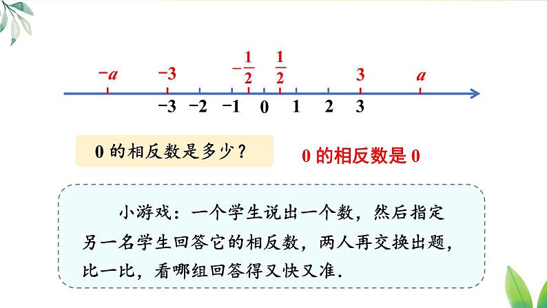 人教版（2024）七年级数学上册课件 1.2.3 相反数07