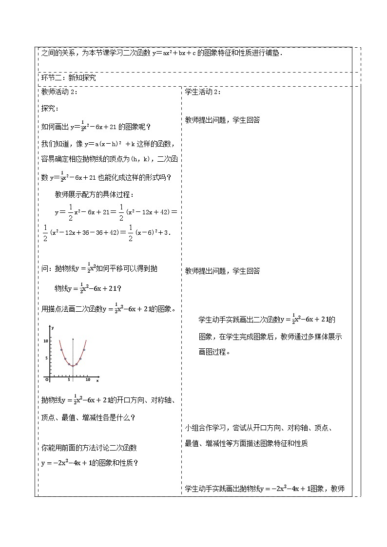 人教版数学九年级上册22.1.4《二次函数y=ax^2+bx+c的图象与性质》 课件+教案02