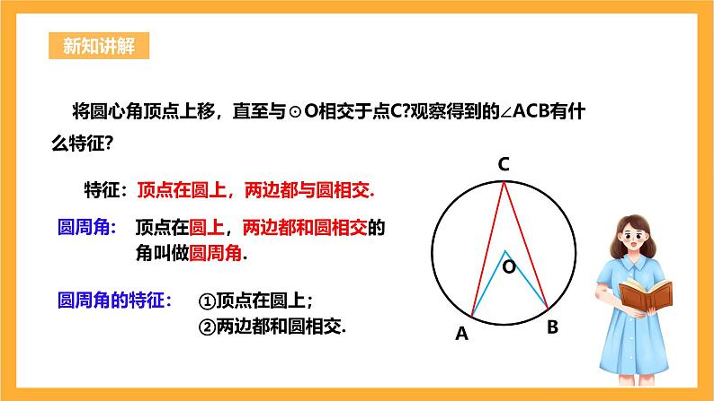 人教版数学九年级上册24.1.4《圆周角》 课件+教案04