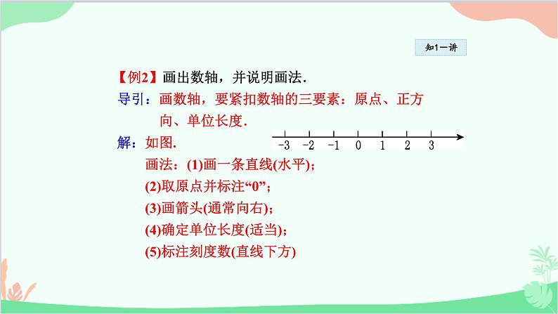 1.2.1 数轴的认识 华东师大版数学七年级上册课件第8页