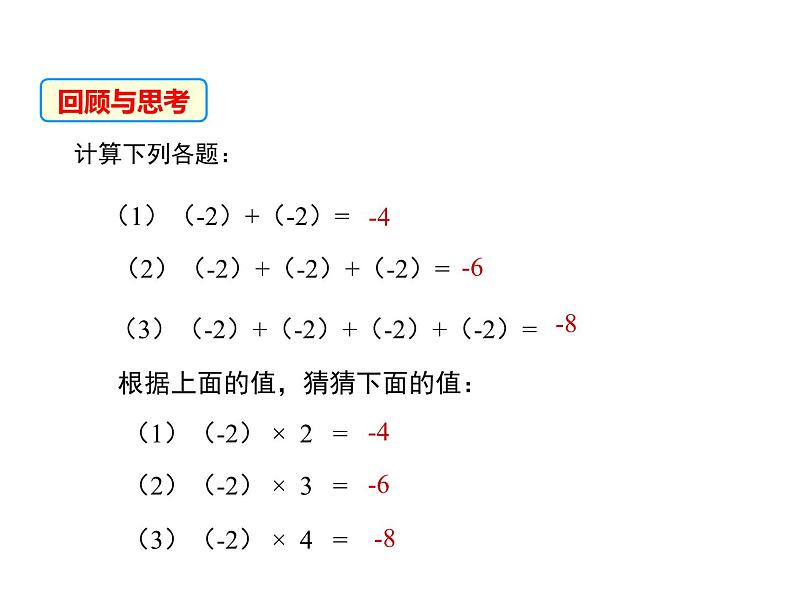 1.9 有理数的乘法 第1课时 华师大版数学七年级上册同步课件第2页