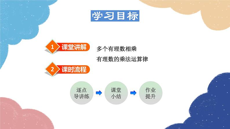 1.9.2 有理数乘法的运算律 华师大版数学七年级上册课件102