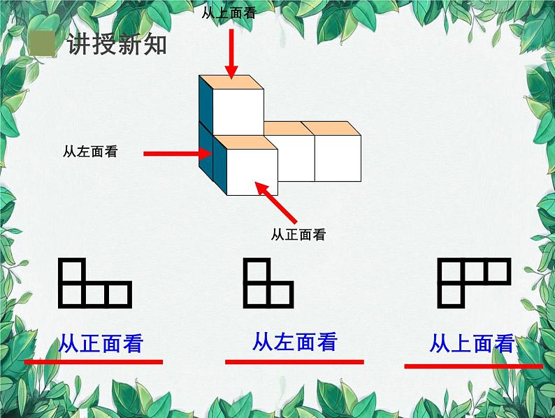 1.2 从三个方向看物体的形状 北师大版数学七年级上册课件508