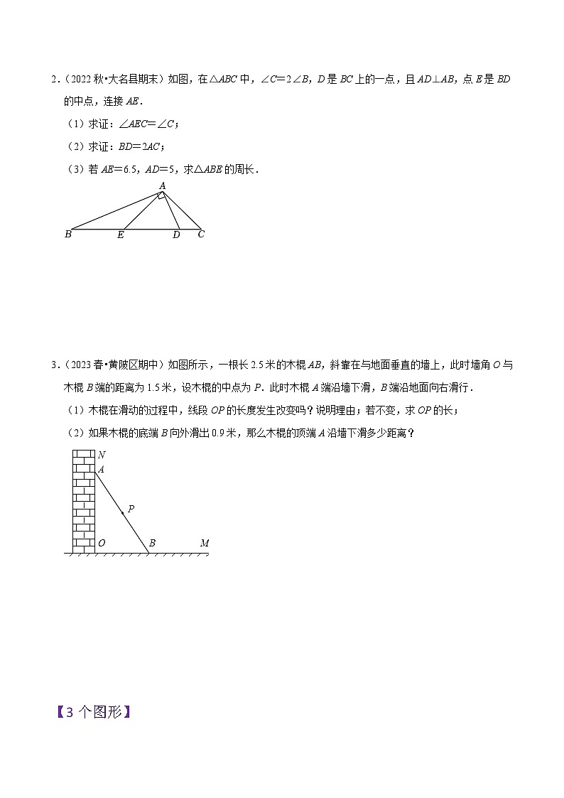 第1章 特殊平行四边形全章复习攻略（1个性质3个图形4种思想）与检测卷-2024年九年级数学上册讲义（北师大版）02