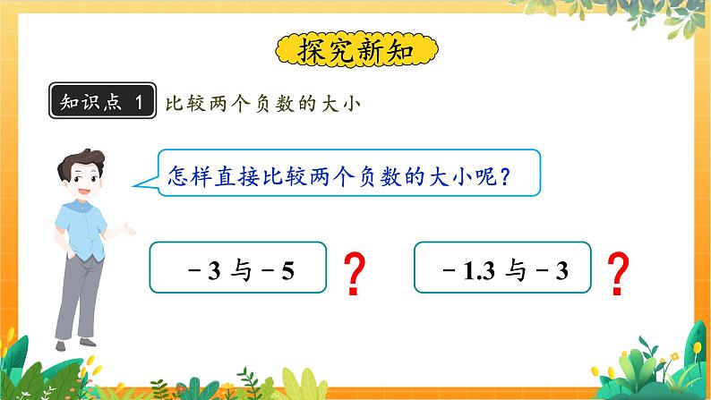 华师2024版数学七年级上册 第1章 1.5 有理数的大小比较  PPT课件03