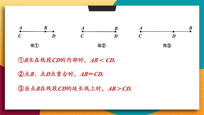 华师2024版数学七年级上册 第3章 3.5.2 线段的长短比较 PPT课件05