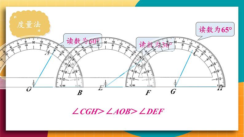 华师2024版数学七年级上册 第3章 3.6.2 角的比较和运算 PPT课件05