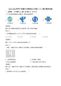 广西南宁市武鸣区2023-2024学年八年级上学期期中考试数学试卷(含解析)