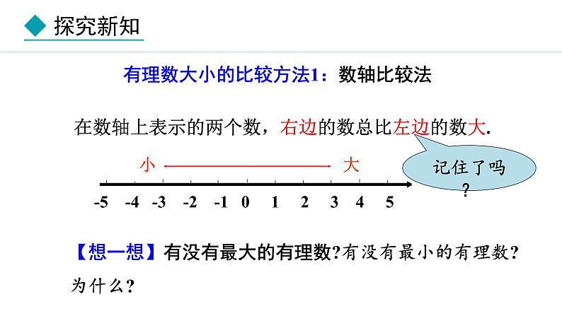 1.2.5  有理数的大小比较 （课件）--2024-2025学年人教版数学七年级上册07