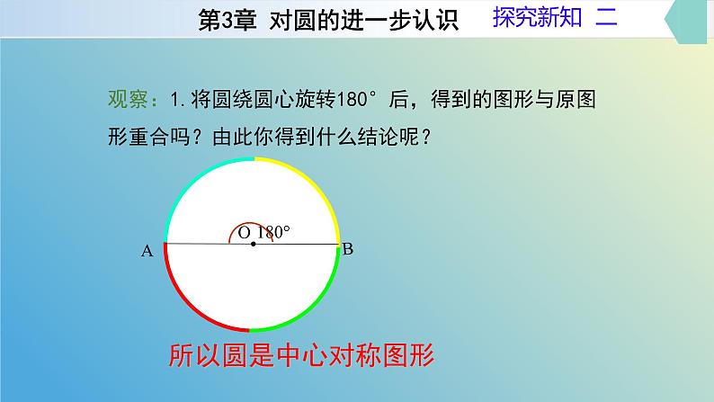 3.1.2圆的对称性（同步课件）-2024-2025学年九年级数学上册教材配套教学课件+同步练习（青岛版）06