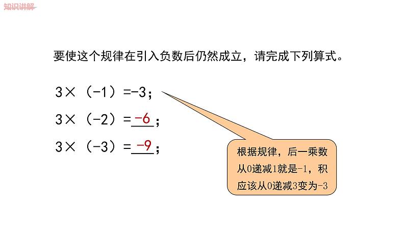 2.2.1 有理数的乘法 第1课时 人教版数学七年级上册课件05