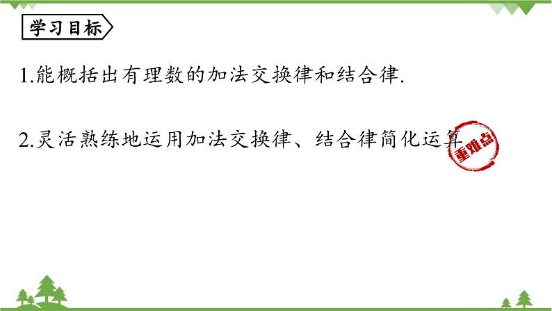 2.1 有理数的加减法课时2 人教版数学七年级上册课件第3页