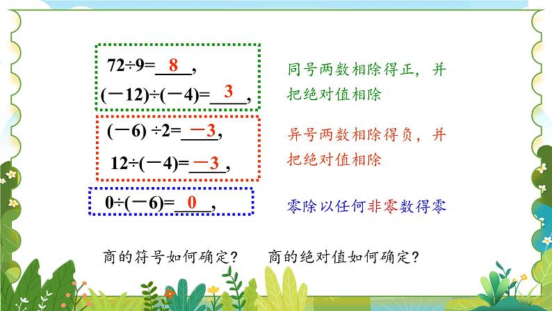 2.4.2 有理数的除法第8页