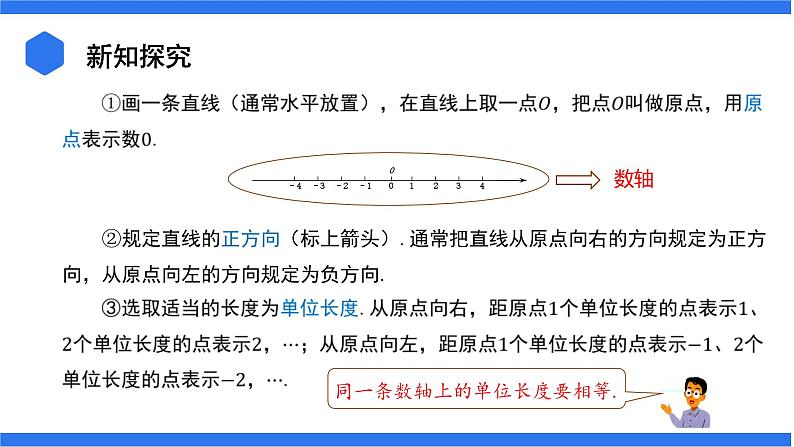 七年级上册数学湘教版（2024）1.2.1 数轴 课件05