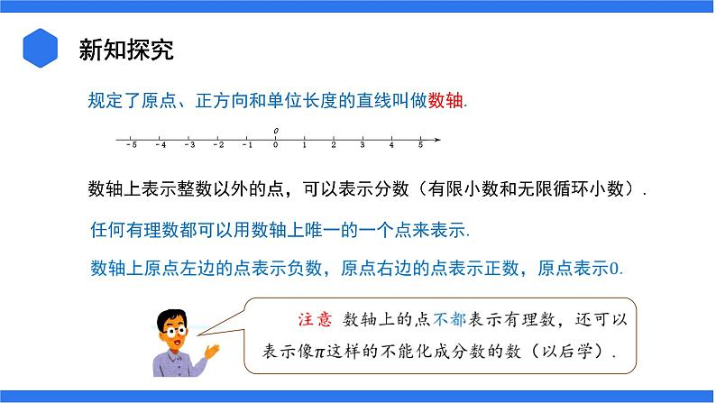 七年级上册数学湘教版（2024）1.2.1 数轴 课件06