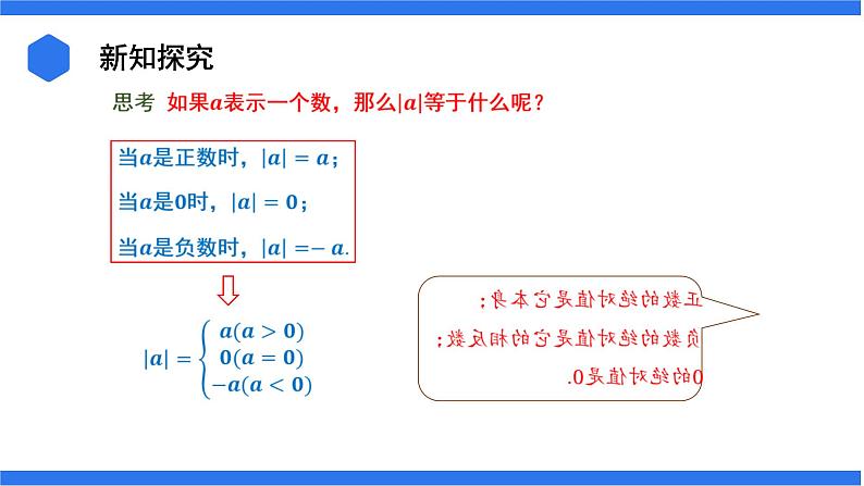 七年级上册数学湘教版（2024）1.2.3 绝对值  课件07