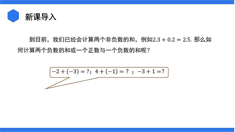 七年级上册数学湘教版（2024）1.4.1.1 有理数的加法 课件03