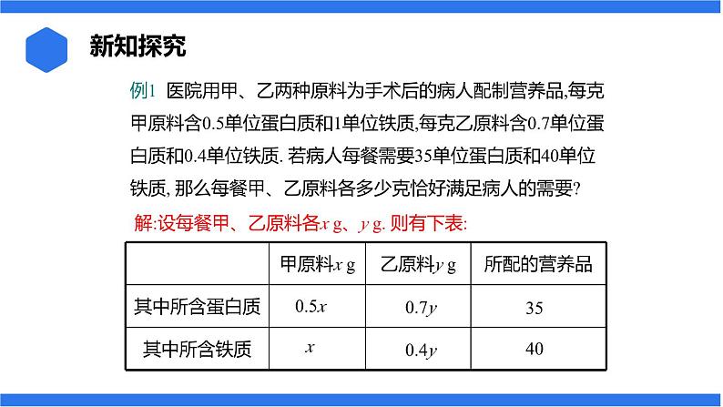 七年级上册数学湘教版（2024）3.7.2 用二元一次方程组解决较复杂的实际问题课件07