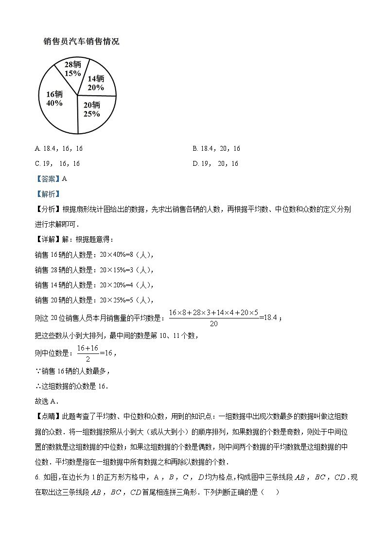 河南省郑州市外国语总校初中部2023-2024学年八年级下学期开学评价考试数学试题（解析版）第3页