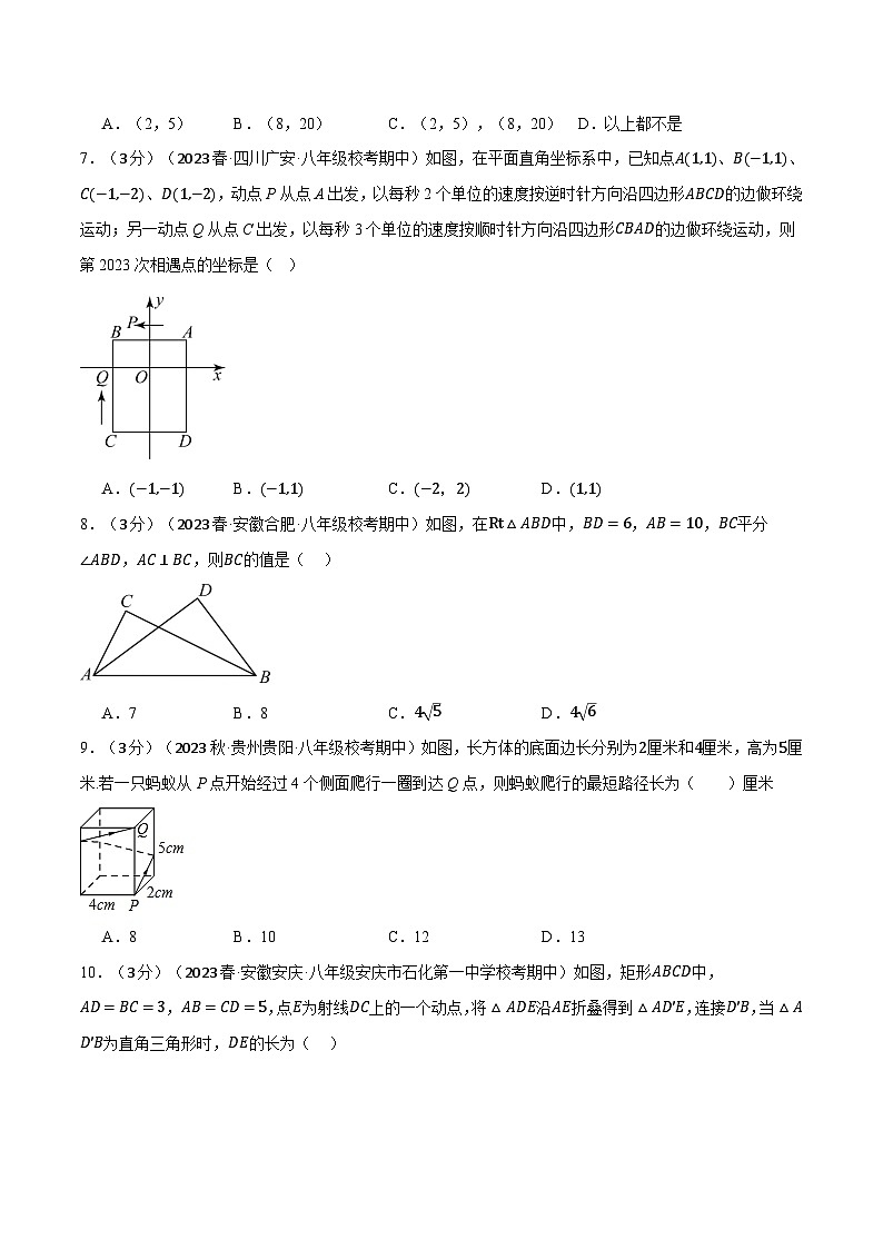 专题8.1期中测试卷（拔尖）-八年级数学上册举一反三系列（北师大版）02