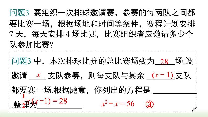 人教版九上数学21.1一元二次方程课件第7页