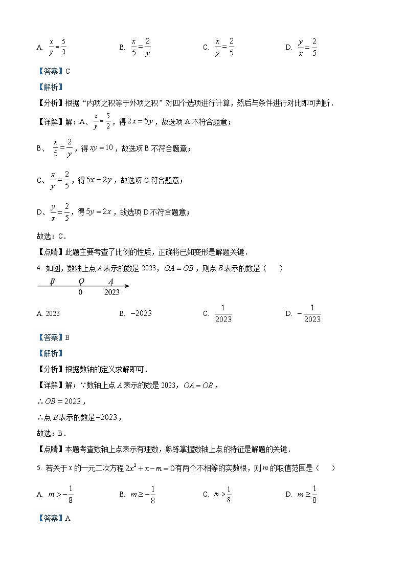 吉林省长春市榆树市部分学校开学联考2023-2024学年九年级下学期开学数学试题（解析版）第2页