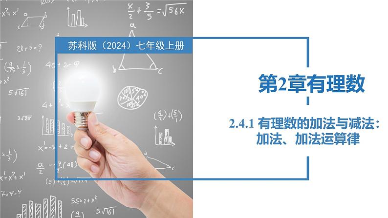 2.4.1有理数的加法与减法：加法、加法运算律（同步课件） 七年级数学上册同步（苏科版2024）01