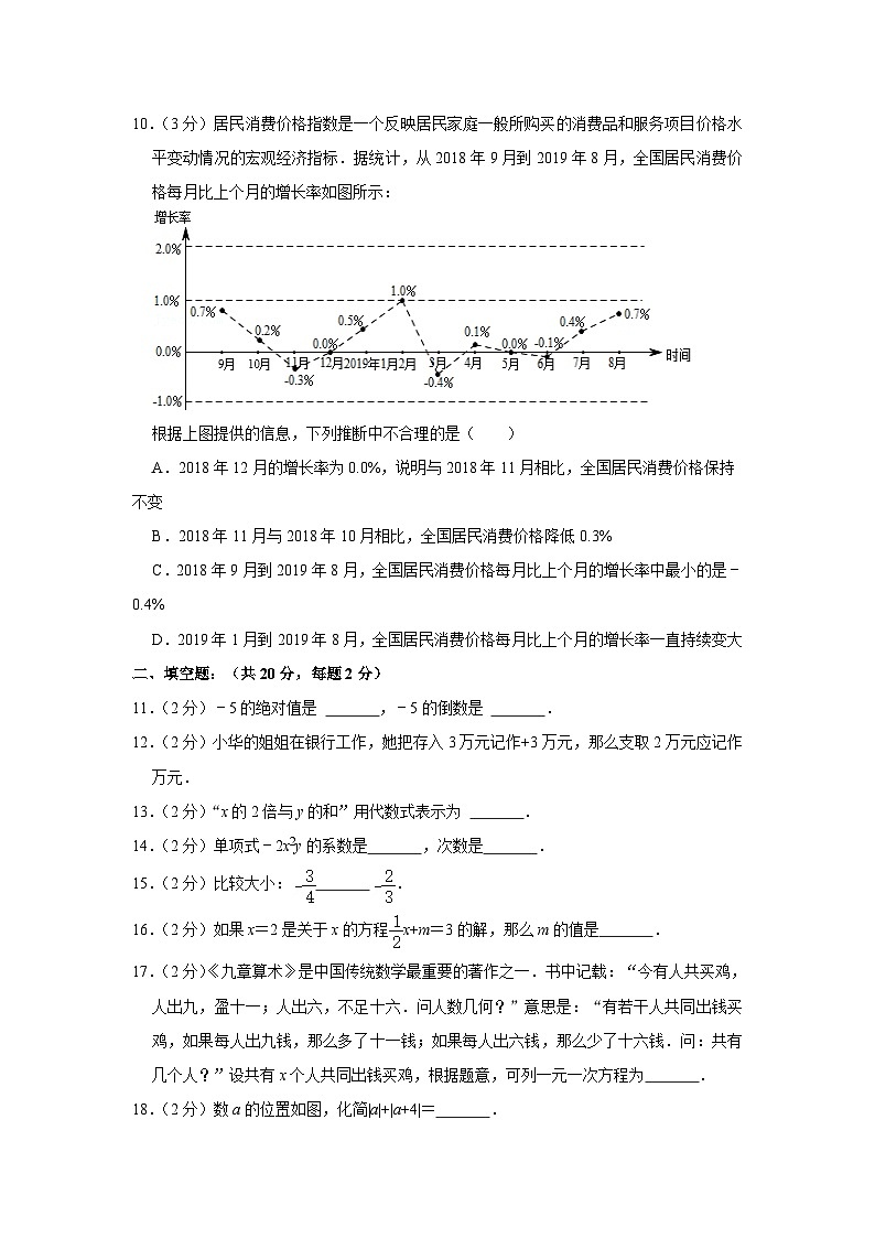 2021-2022学年北京七中七年级（上）期中数学试卷【含解析】第2页