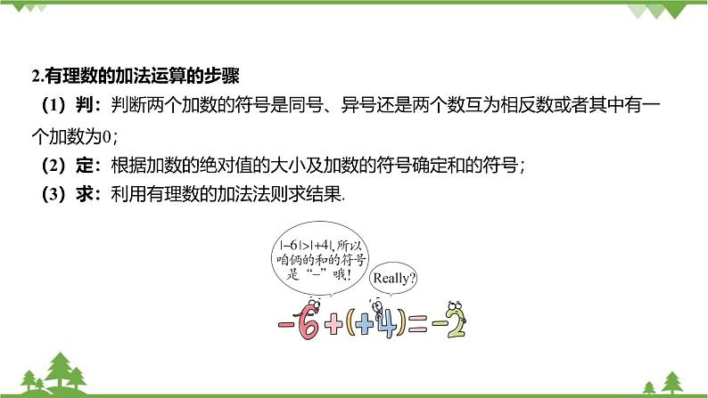 2.1 有理数的加法 浙教版数学七年级上册课件05