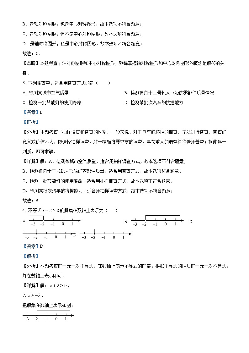重庆育才中学教育集团2023-2024学年九年级下学期入学数学自主作业试题（原卷版+解析版）02