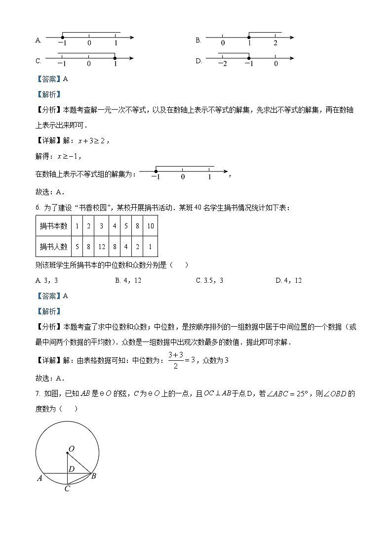 浙江省浙派联盟2023-2024学年九年级下学期开学考试数学试题（解析版）03