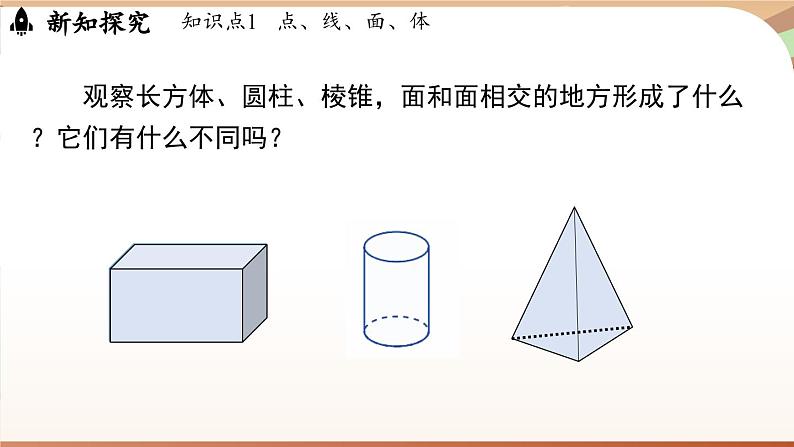 6.1 几何图形 课时2 点、线、面、体 课件 2024-2025学年人教版七年级数学上册07