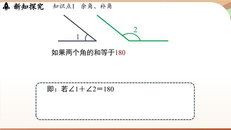 6.3 角 课时3 余角和补角 课件 2024-2025学年人教版七年级数学上册05