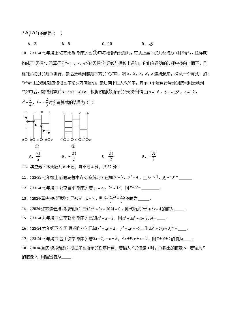 专题3.4 代数式的值（精选精练）（专项练习）-2024-2025学年七年级数学上册基础知识专项突破讲与练（人教版）02