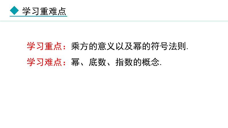 七年级数学冀教版（2024）上册课件  1.10  有理数的乘方03