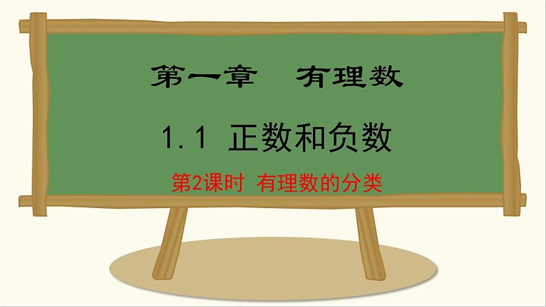 七年级数学冀教版（2024）上册课件  1.1.2  有理数的分类01