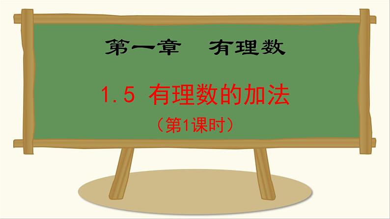 七年级数学冀教版（2024）上册课件  1.5.1  有理数的加法法则01