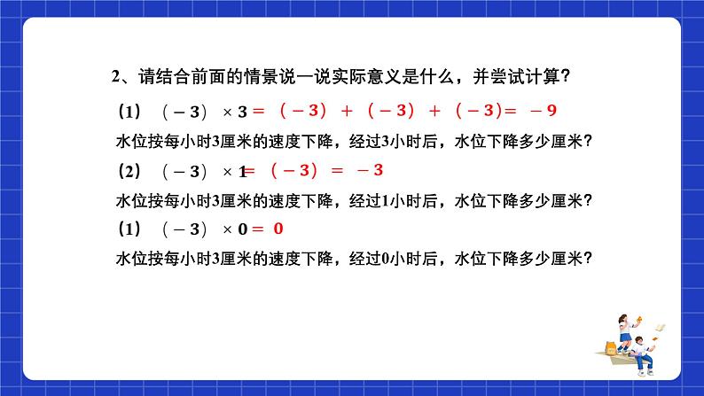 浙教版数学七上2.3.1《有理数的乘法》课件04