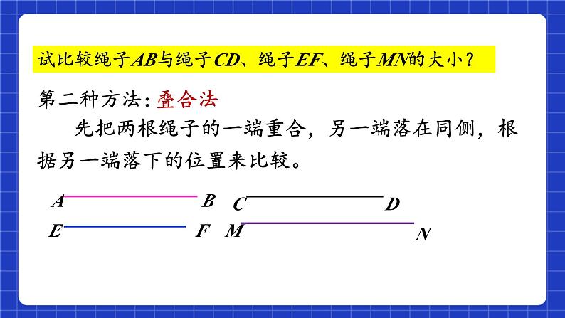 浙教版数学七上6.3《线段的长短比较》课件第6页