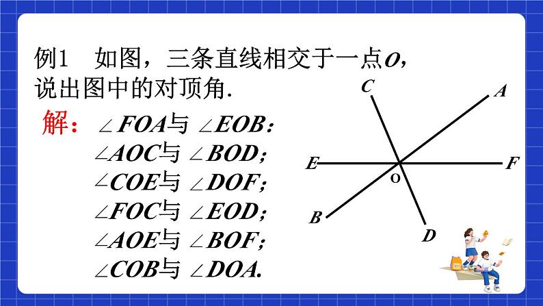 浙教版数学七上6.9.1《直线的相交》课件　06