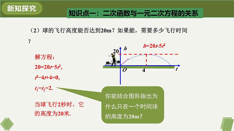 人教版九年级数学上册课件 22.2 二次函数与一元二次方程第6页