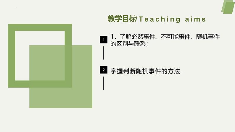 人教版九年级数学上册课件 25.1.1 随机事件第2页