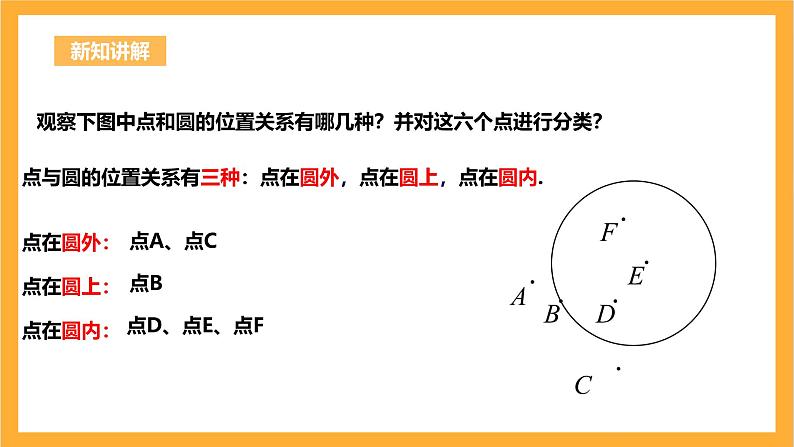 人教版数学九年级上册24.2.1《点和圆的位置关系》 课件+教案04