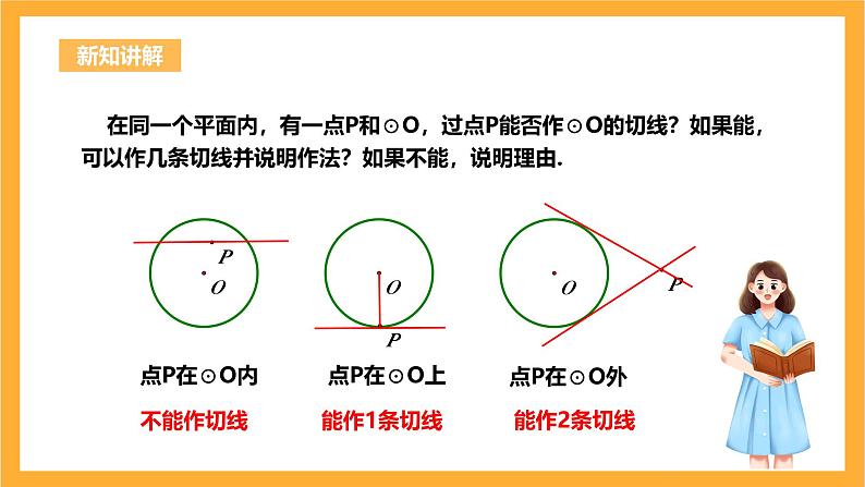 人教版数学九年级上册24.2.2.3《直线与圆的位置关系》 课件+教案04