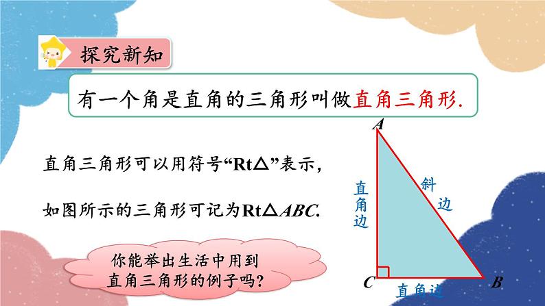 2.6 直角三角形第1课时直角三角形的性质 浙教版数学八年级上册课件05