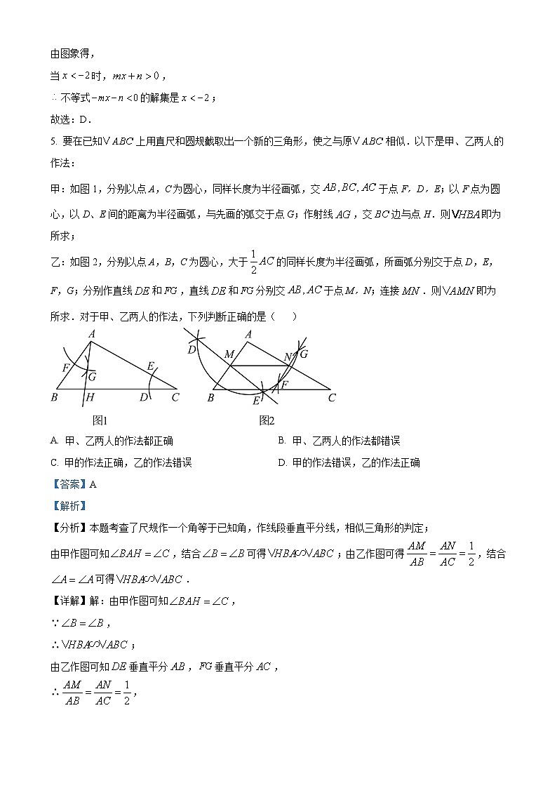 山东省潍坊市五区县2023-2024学年八年级下学期期末考试数学试题（原卷版+解析版）03