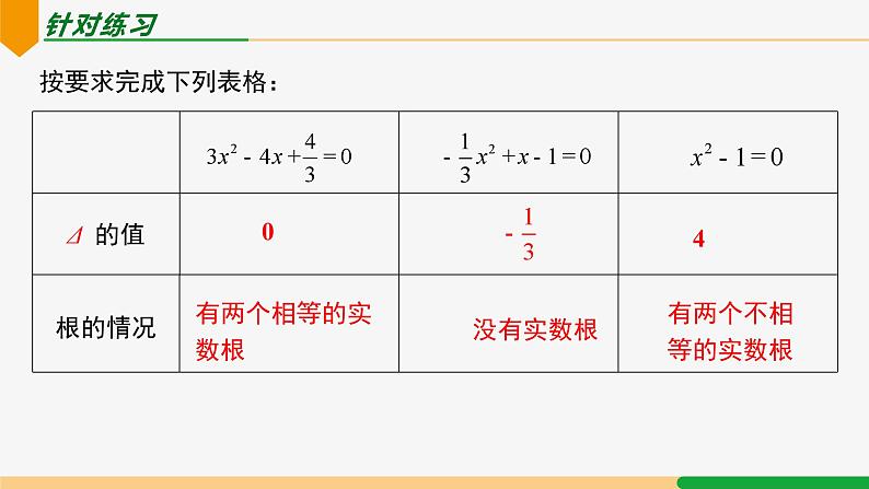 21.2.2 公式法第2课 根的判别式-2024-2025学年九年级数学上册教材配套同步课件（人教版）07